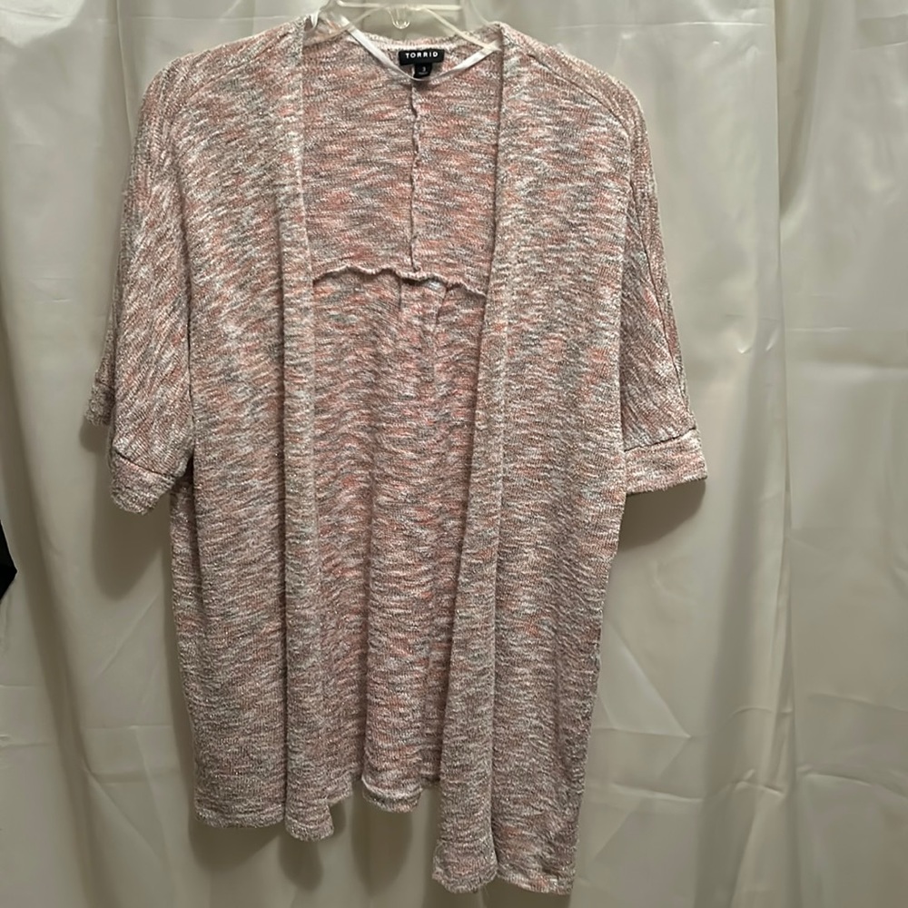 Torrid 3 short sleeve cardigan